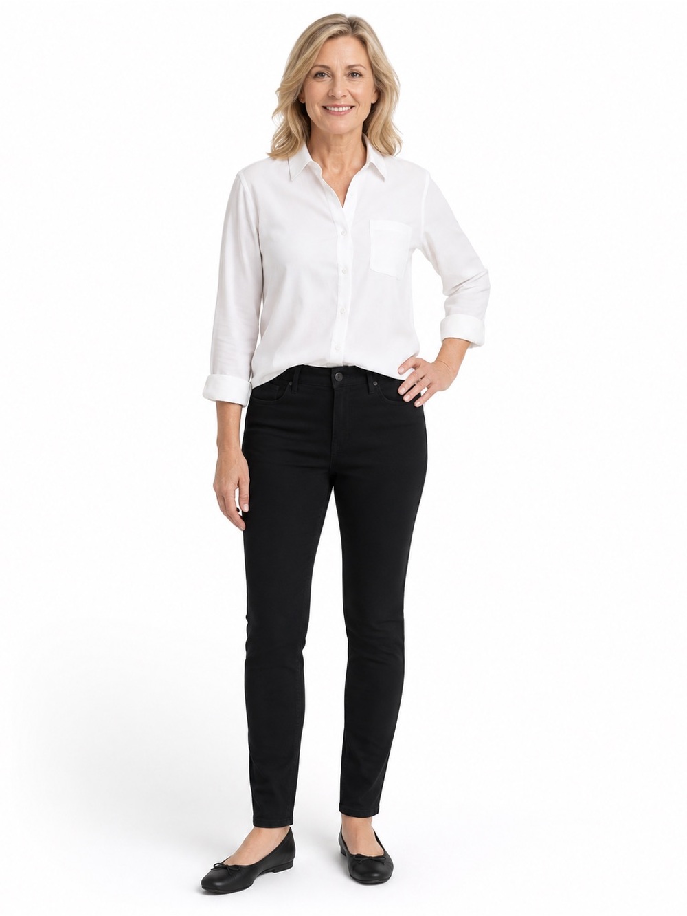 J. Jill jeans Black Denim Premium flex High Rise Leggings Size 10 NWOT
